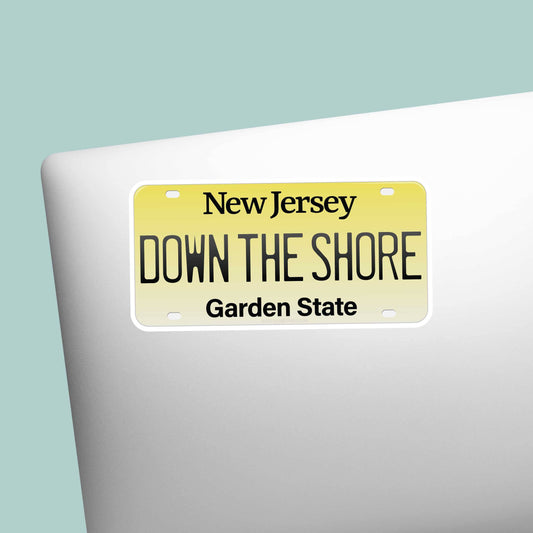 Down the Shore NJ Bumper Sticker