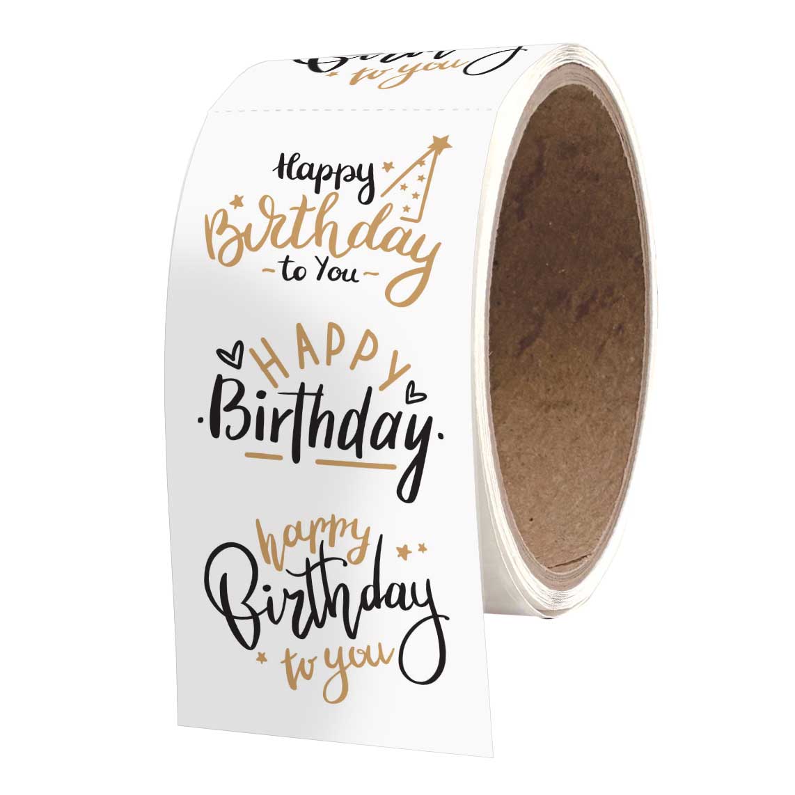 Happy Birthday Greeting 2x4 Sticker Sheet