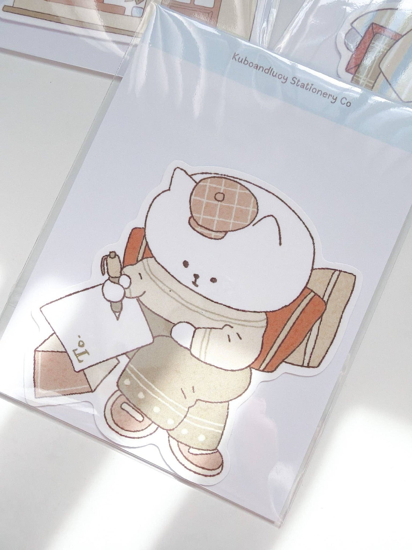 Kuboandlucy Stationery Co x Idiot Sandwich | Letter Writing Vinyl Sticker