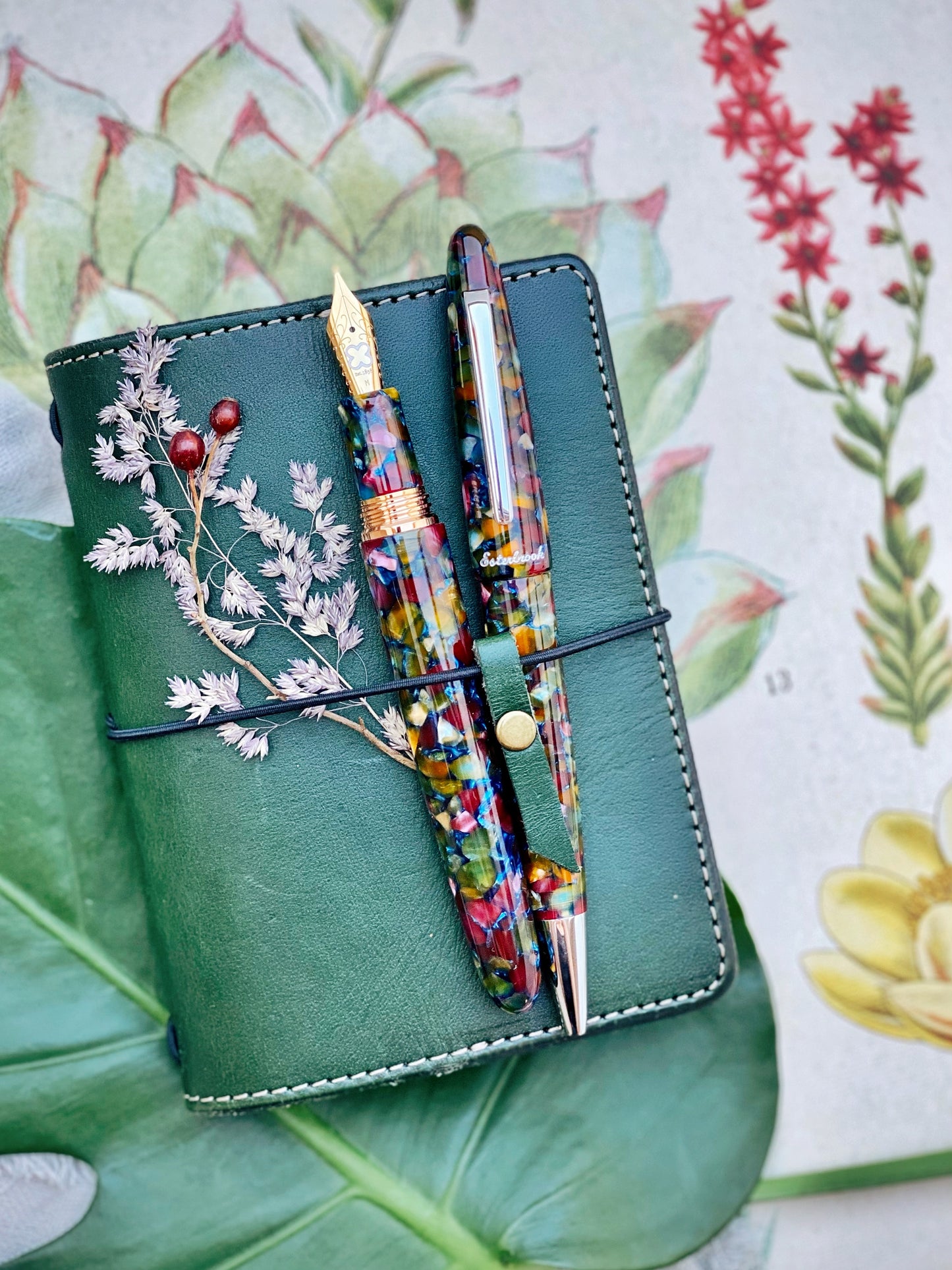 Esterbrook Botanical Garden Pen (Gold, Converter)