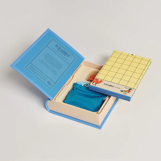 Scrabble Junior Vintage Book Shelf Edition