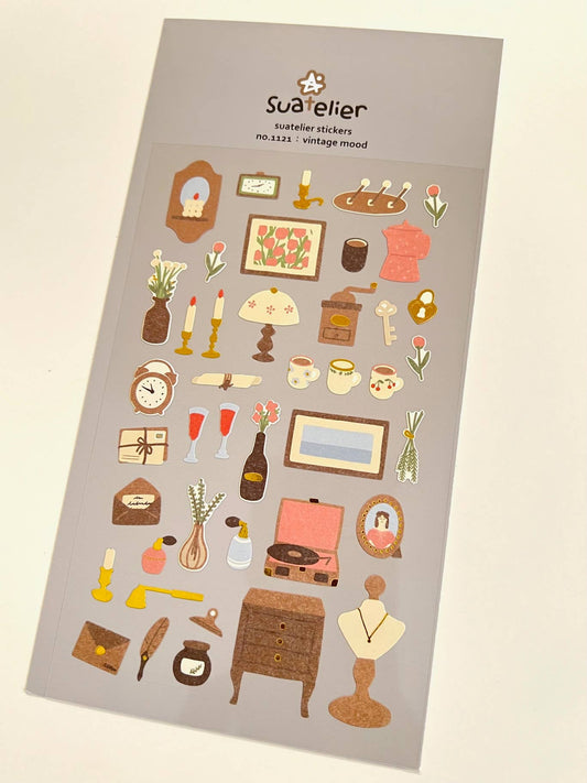 VINTAGE MOOD STICKERS