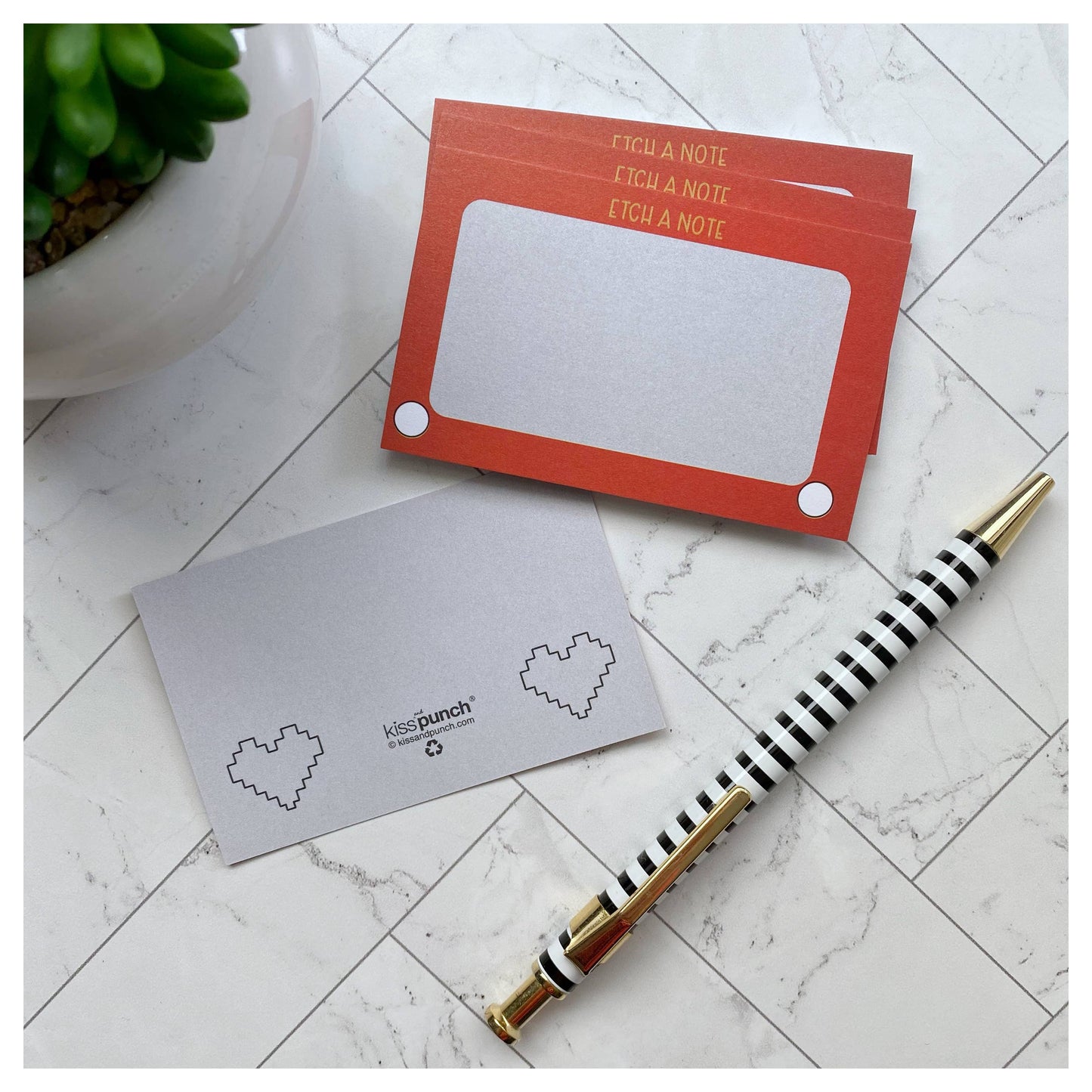 Etch a Note Minis™ - Flat Notecard Set of 60 - 80s GenX Kid