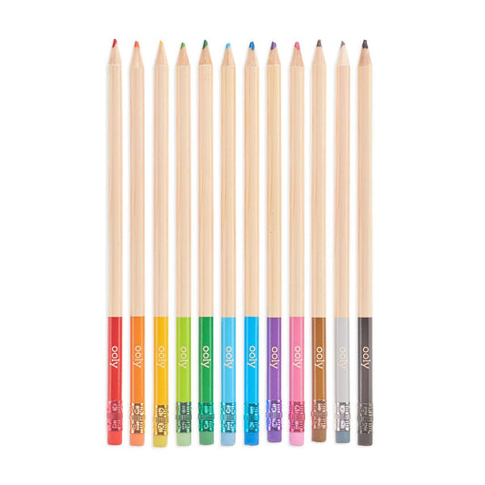 Un-Mistake-Ables!: Erasable Colored Pencils (Set of 12)