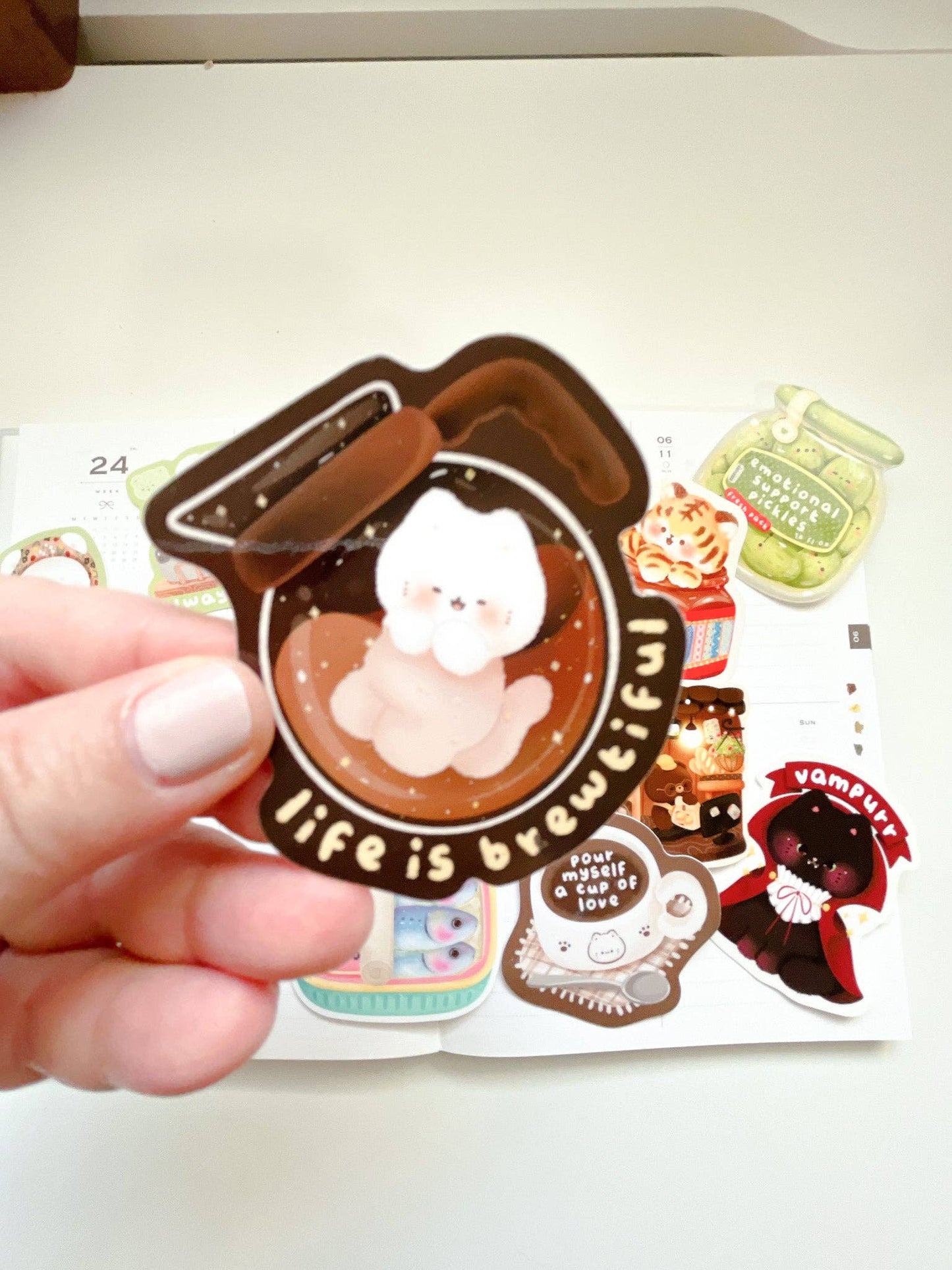 Kuboandlucy Stationery Co | Life is Brewtiful Vinyl Sticker