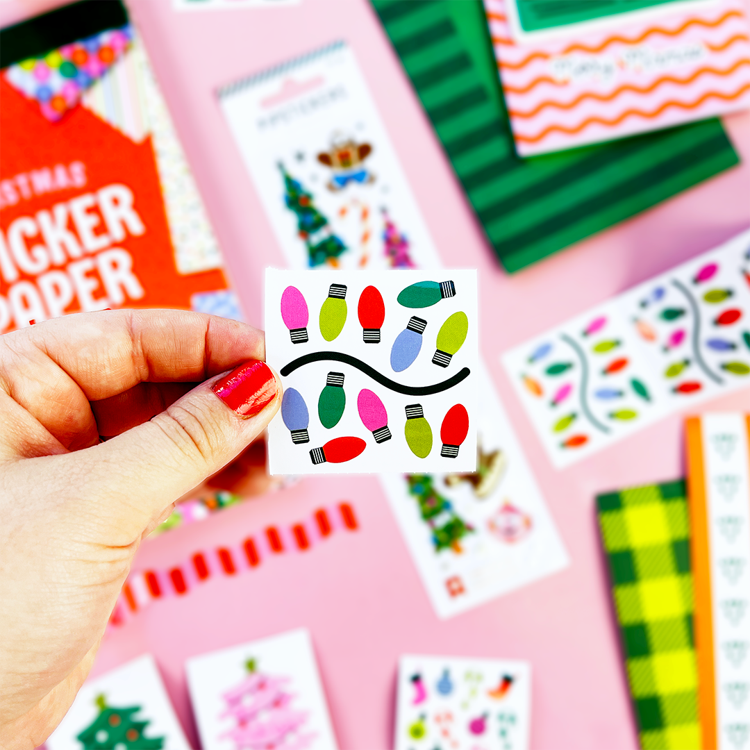 Festive Flickers Stickers On The Roll