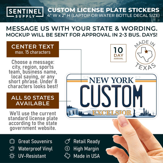 Local PA License Plate Stickers