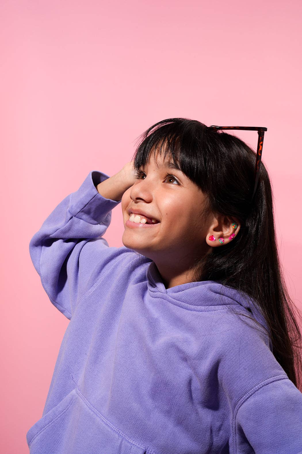KIDS STICKY EARRINGS - UNICORN
