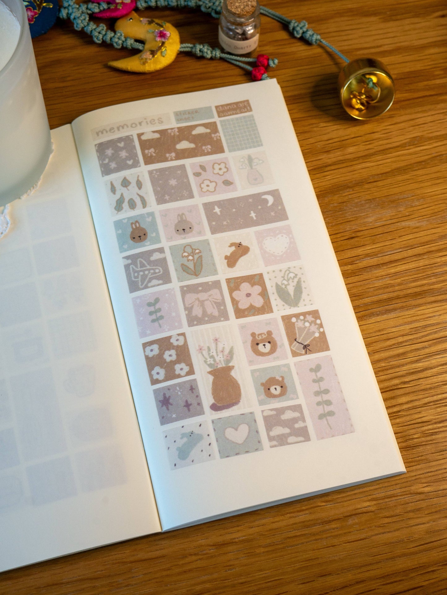 Memories washi sticker sheet