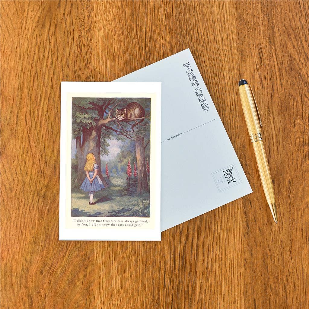 Postcard KF-761 Alice in Wonderland, Cheshire Cat
