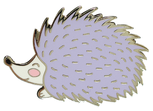 Hedgehog Enamel Pin