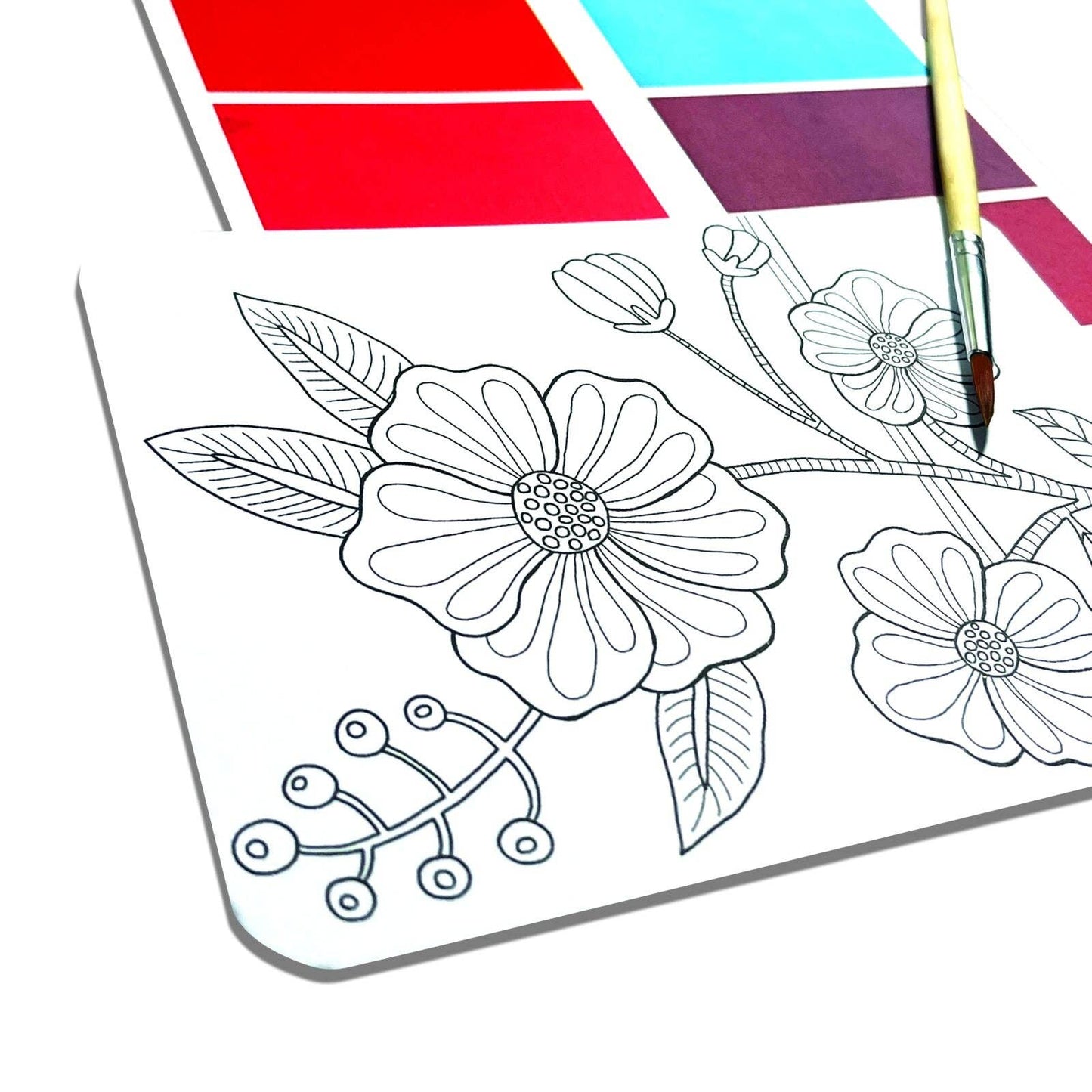 Scenic Hues: D.I.Y. Watercolor Art Kit - Flowers & Gardens