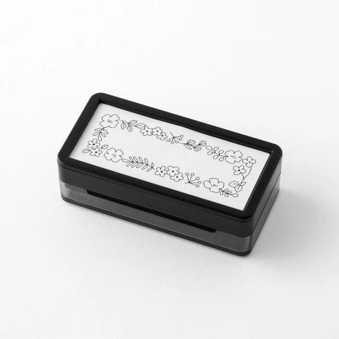 PAINTABLE STAMP PRE-INKED HALF SIZE FLOWER