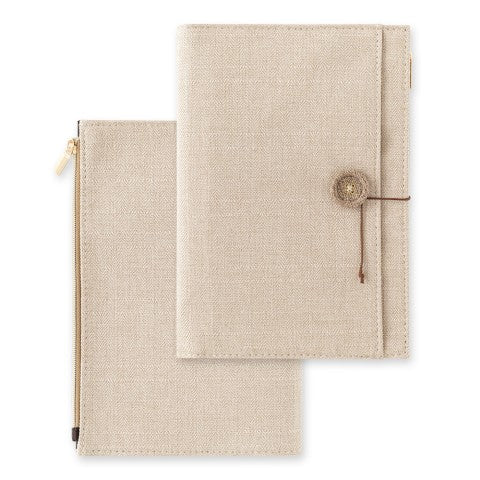 YURU LOG NOTEBOOK COVER B6 CLOTH BEIGE