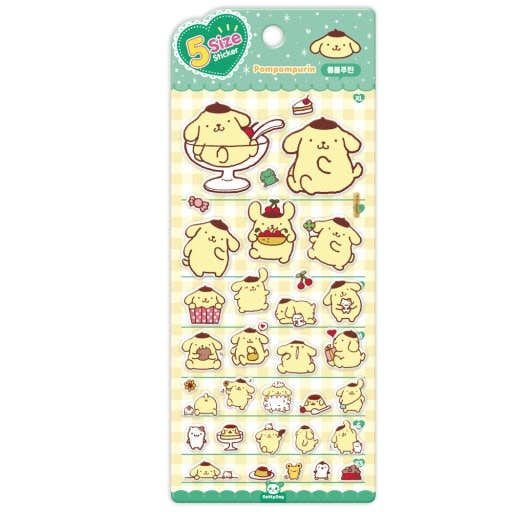 Sanrio Characters 5 Sizes Jelly Coating Stickers