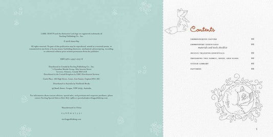 Embroidered Woodland Creatures: 50+ Iron-On Transfers