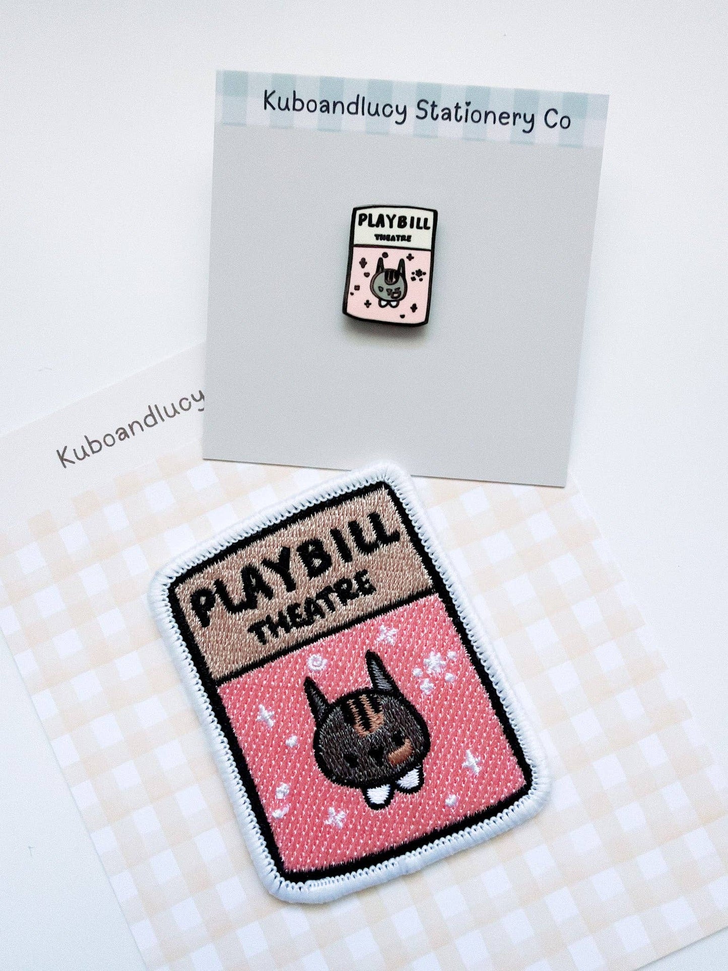 Kuboandlucy x Dana ate Oatmeal | Playbill Mini Enamel Pin
