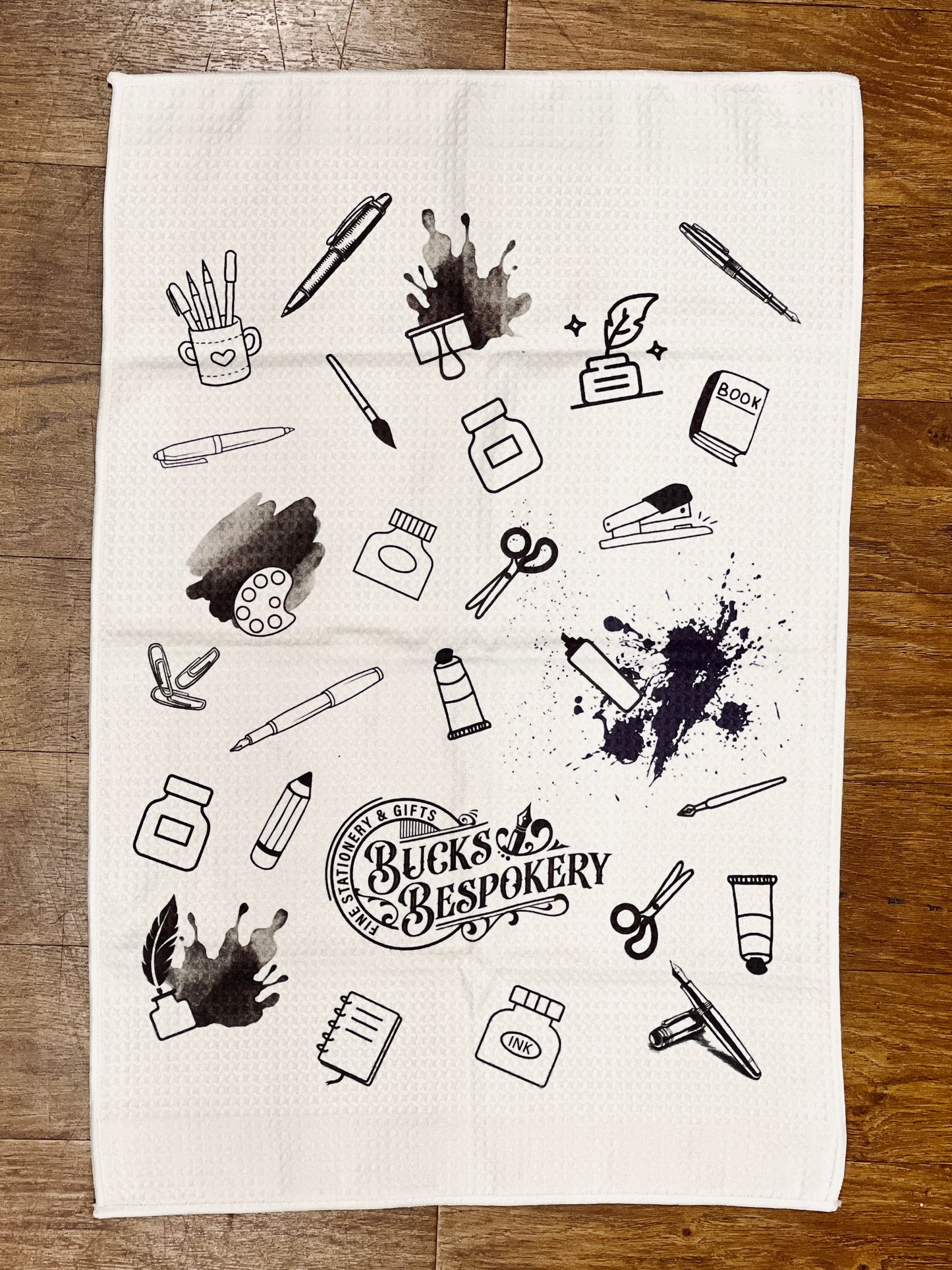 Ink Swatching Towel - Cheryl Font