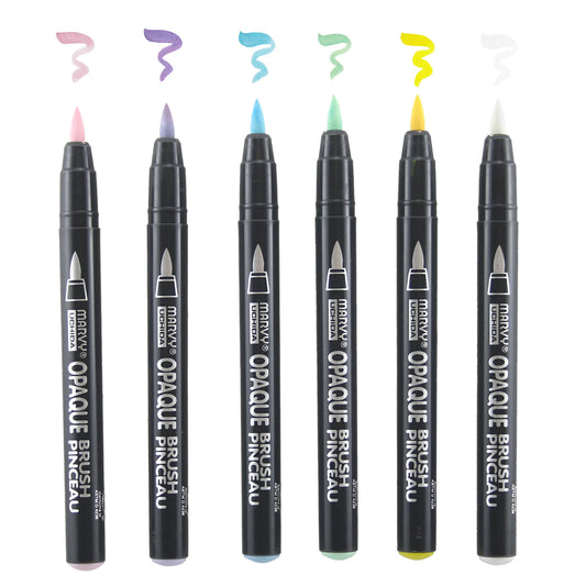Opaque Brush Marker (Pastel Colors)