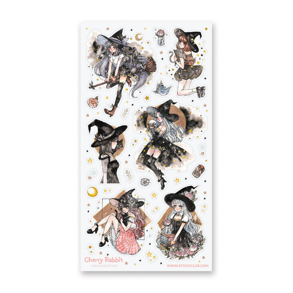 Darling Witches Sticker Sheet
