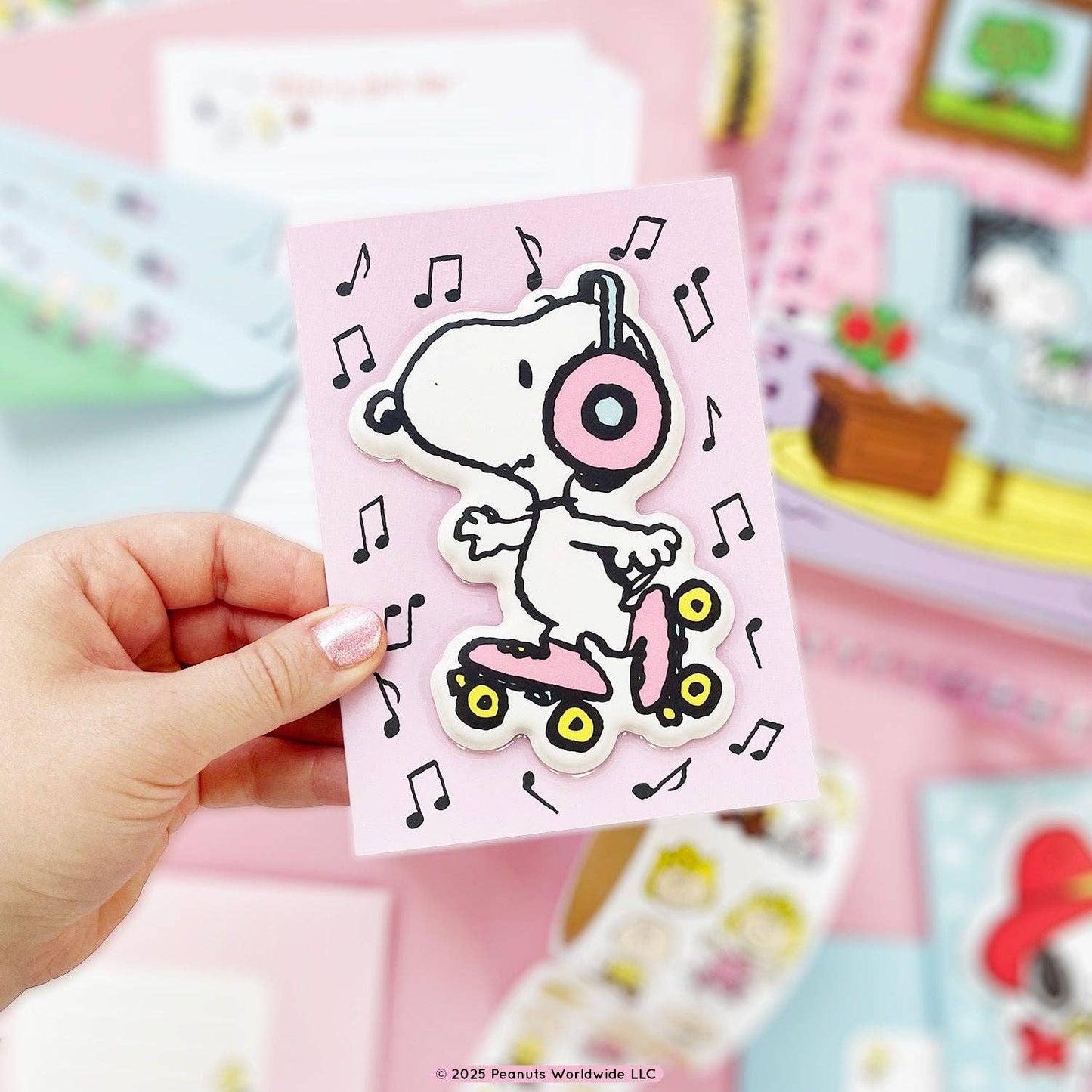 Skatin' Snoopy BP Greeting Card