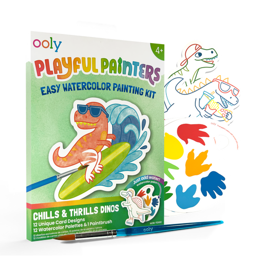 Playful Painters: Easy Watercolor Painting Kit - Chills & Th