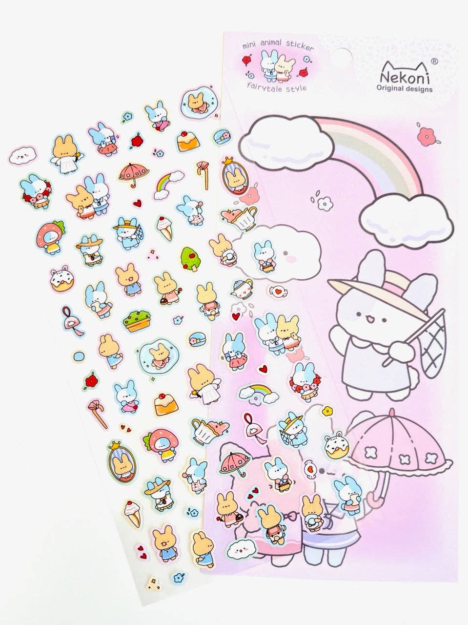 Bunny Rabbit Play Nekoni Stickers