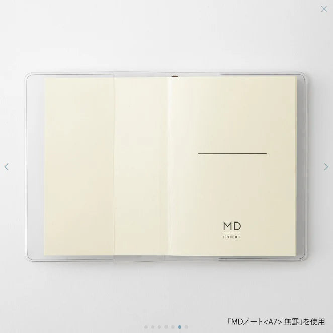 MD NOTEBOOK COVER A7 CLEAR A