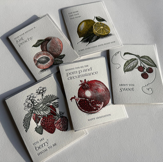 Sorry Everything Sucks Right Now Sympathy Letterpress Card