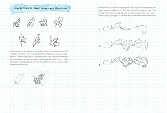 Illuminated Letters Sketchbook