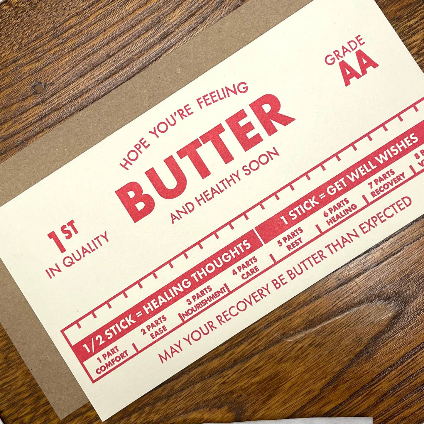 Hope you're feeling butter and healthy soon