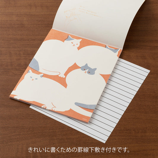 Kimagure Easy & Cozy Letter Pad Cat