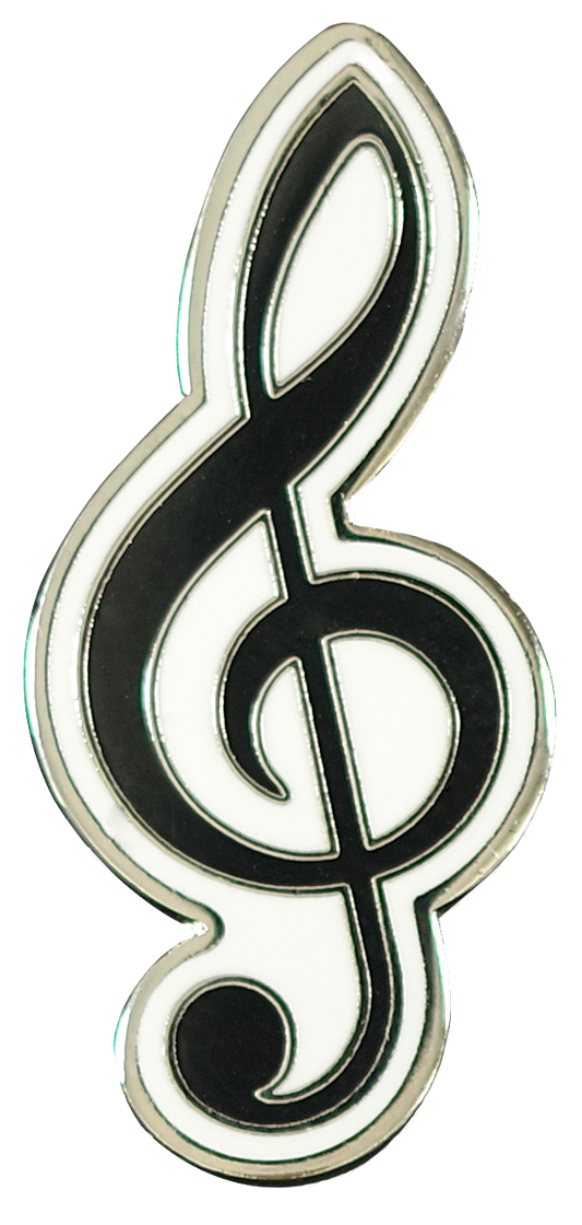 Treble Clef Enamel Pin