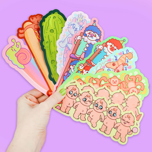 Plushie Bears Long Vinyl Sticker