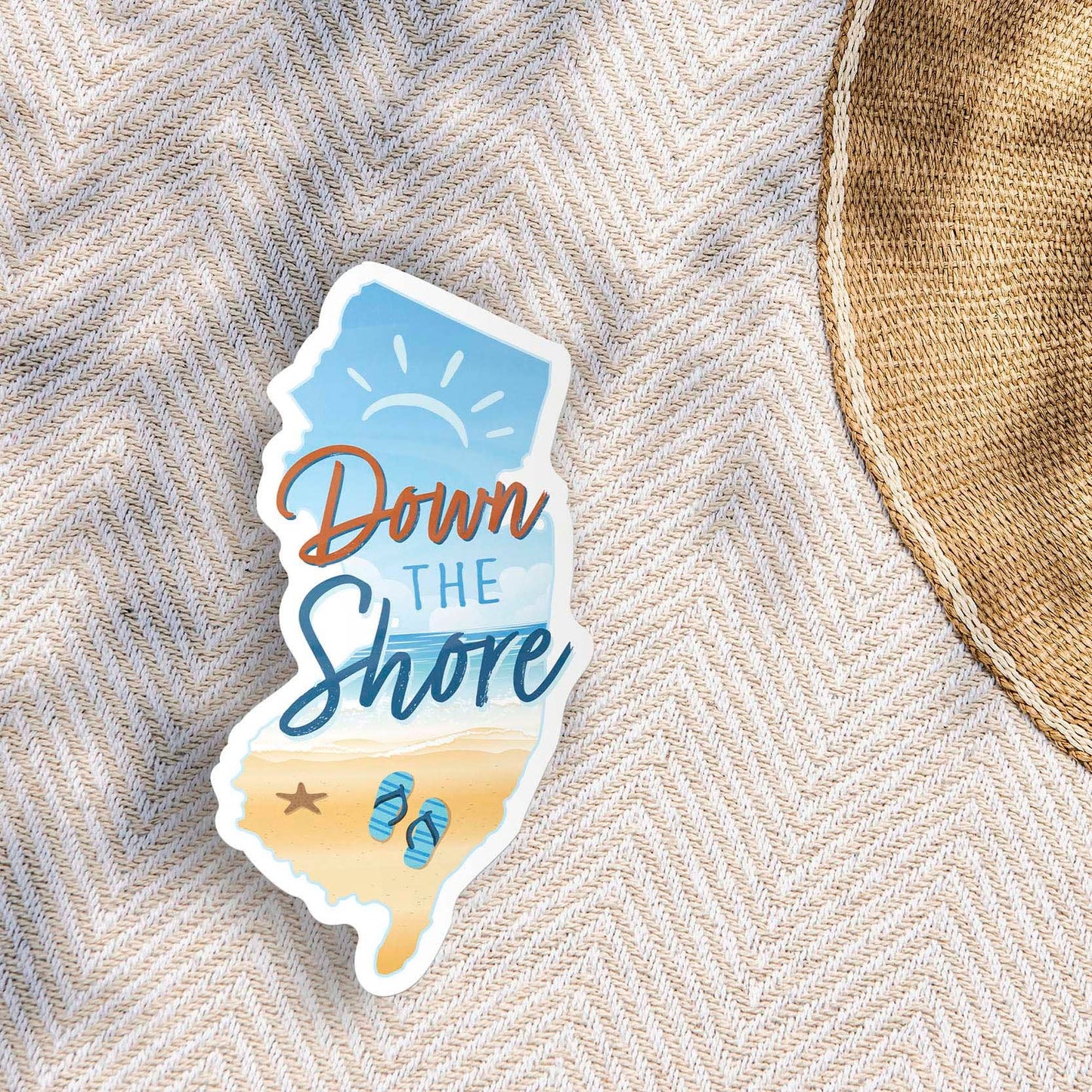 Down the Shore NJ Sticker