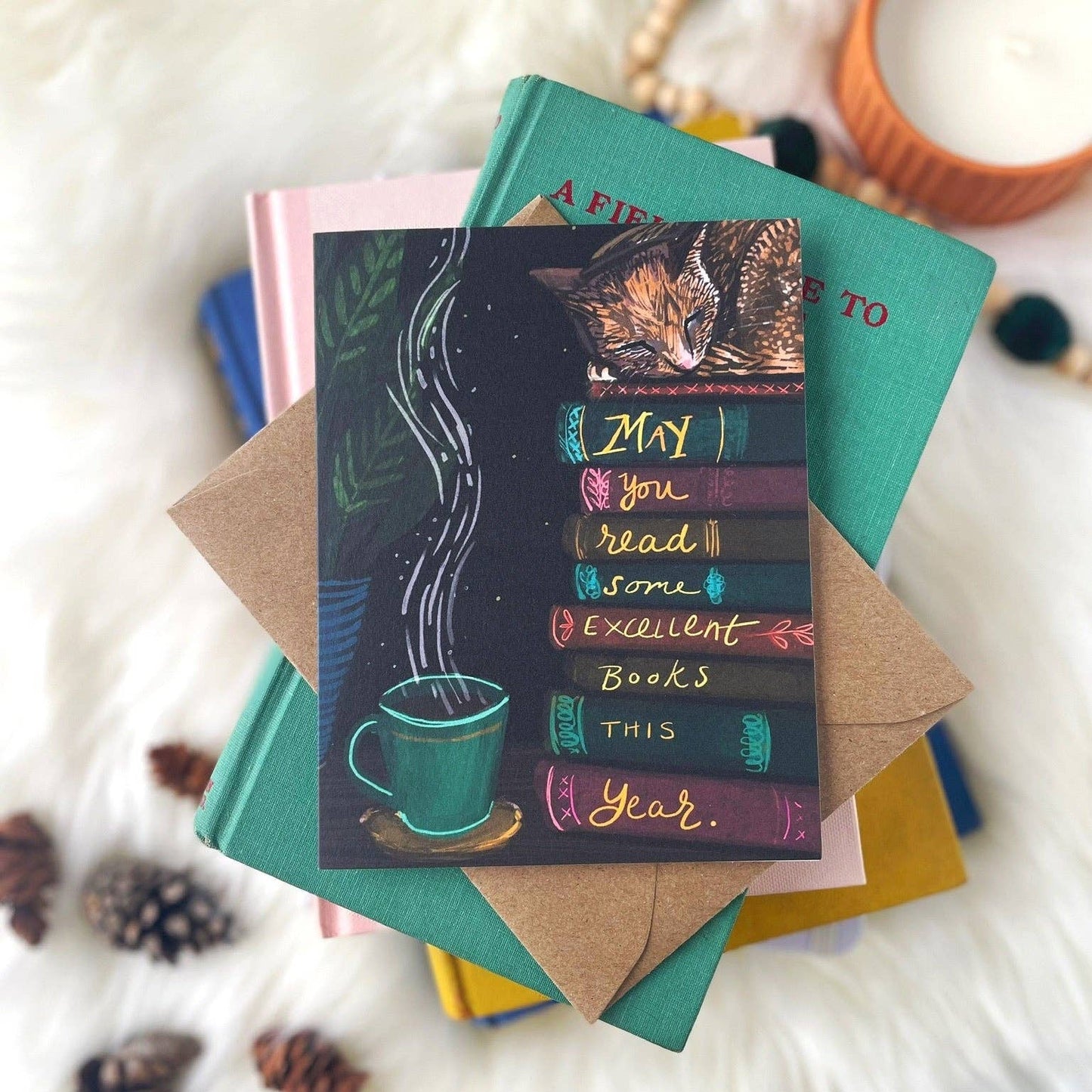 May You Read Some Excellent Books This Year — Birthday Card