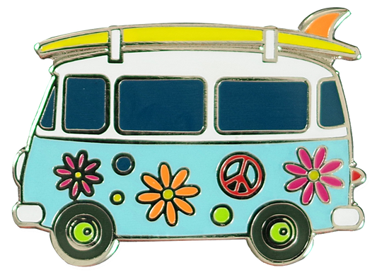 Microbus Bus Enamel Pin