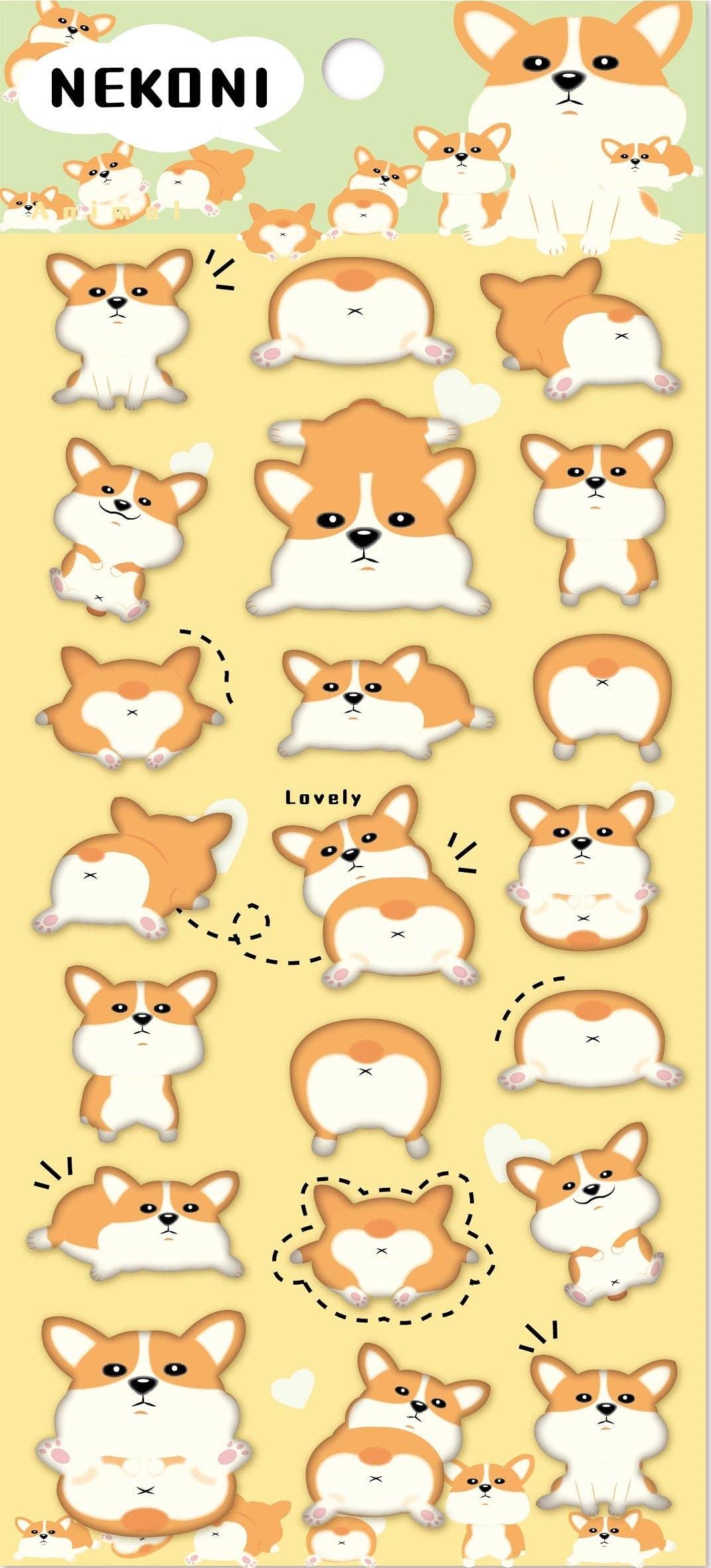 50478 Corgi Stickers