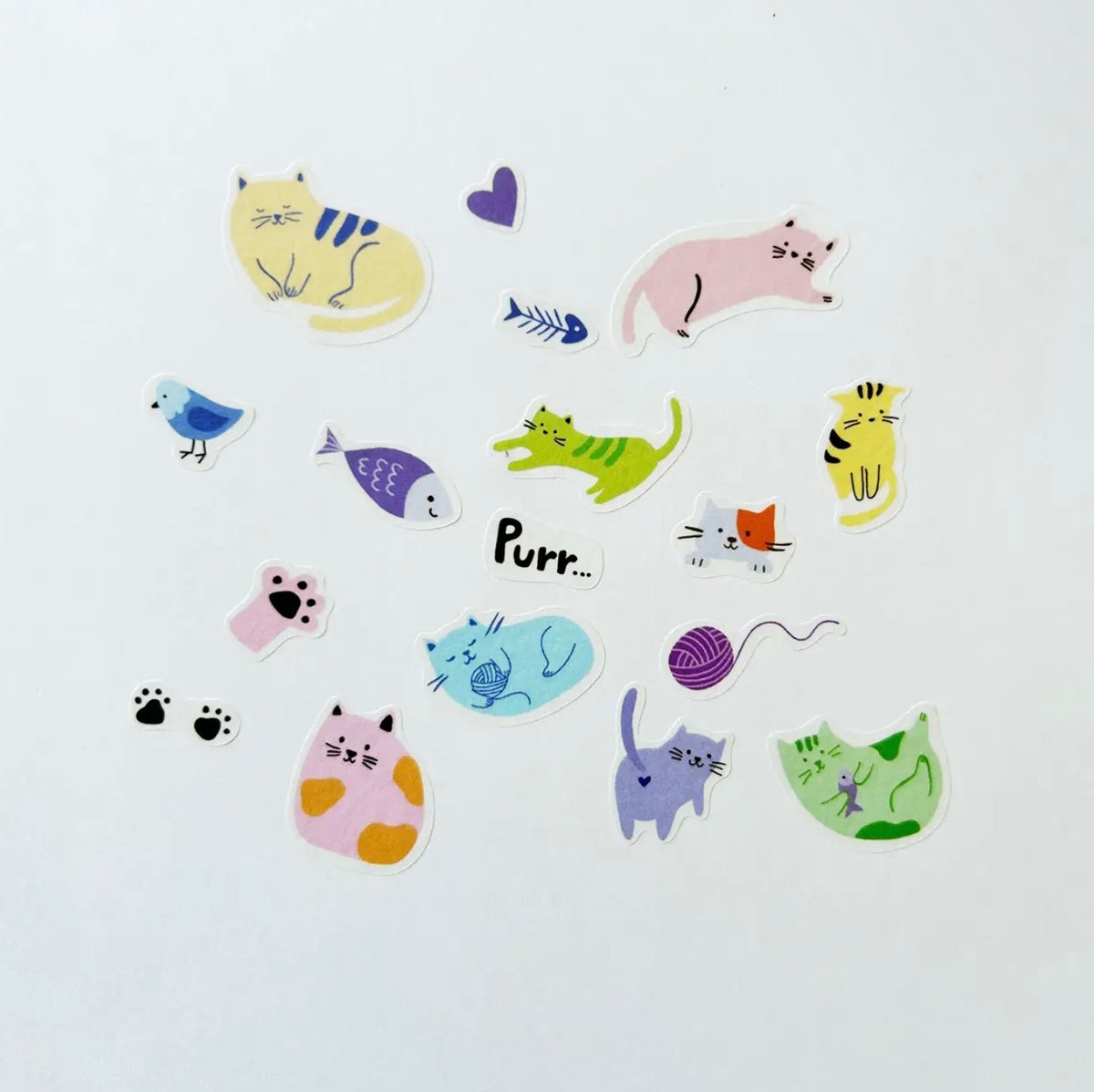 Cats Jumble Washi Stickers