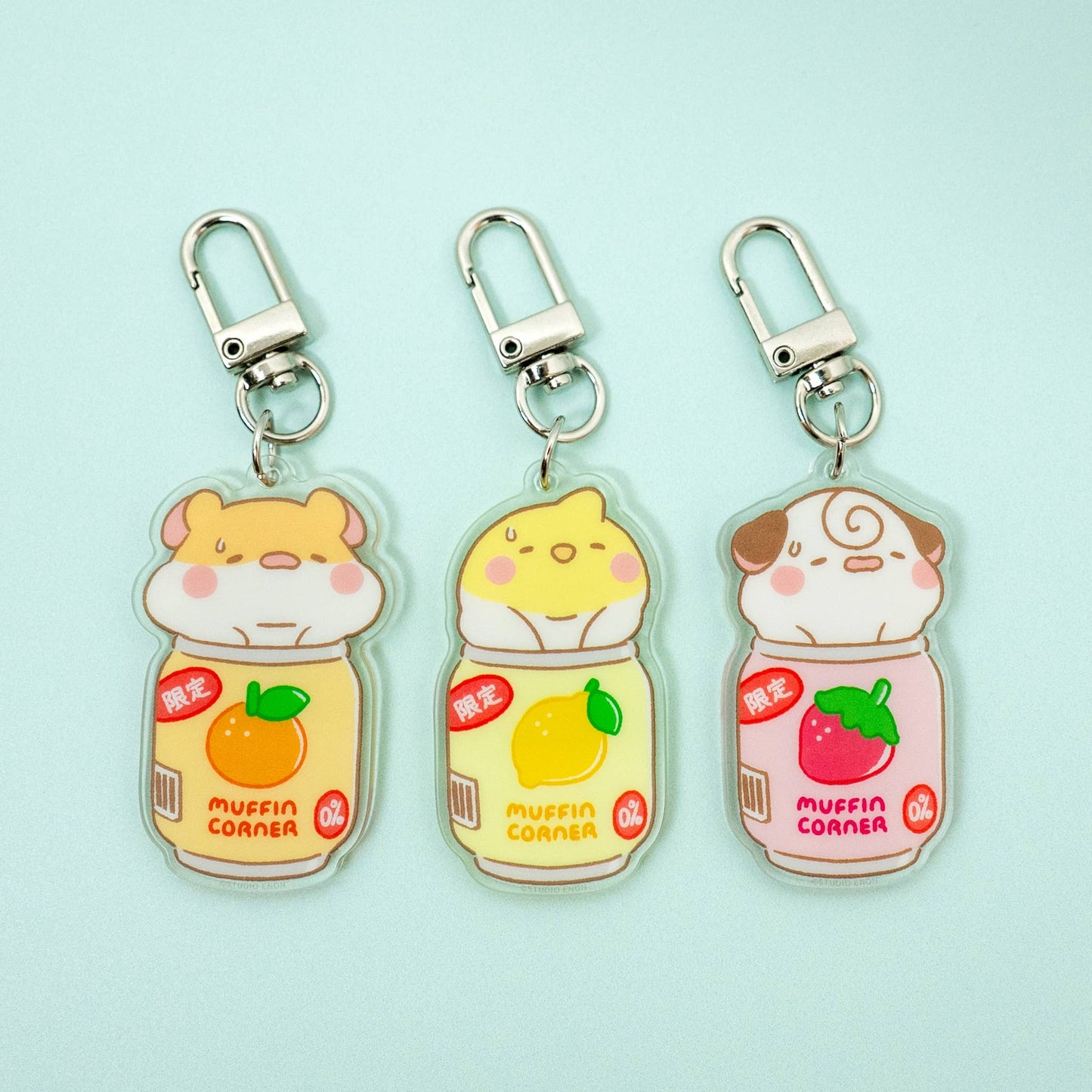Cocoroll Stuck Soda Keychain