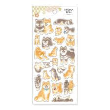 IROHA STICKER SHIBA INU