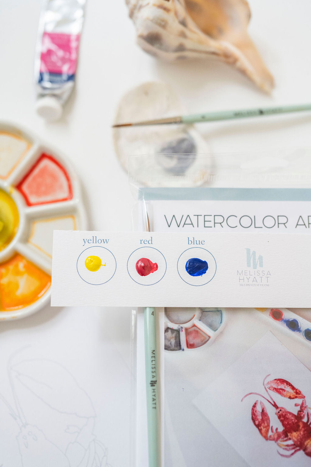 Watercolor Class in a Kit by Melissa Hyatt