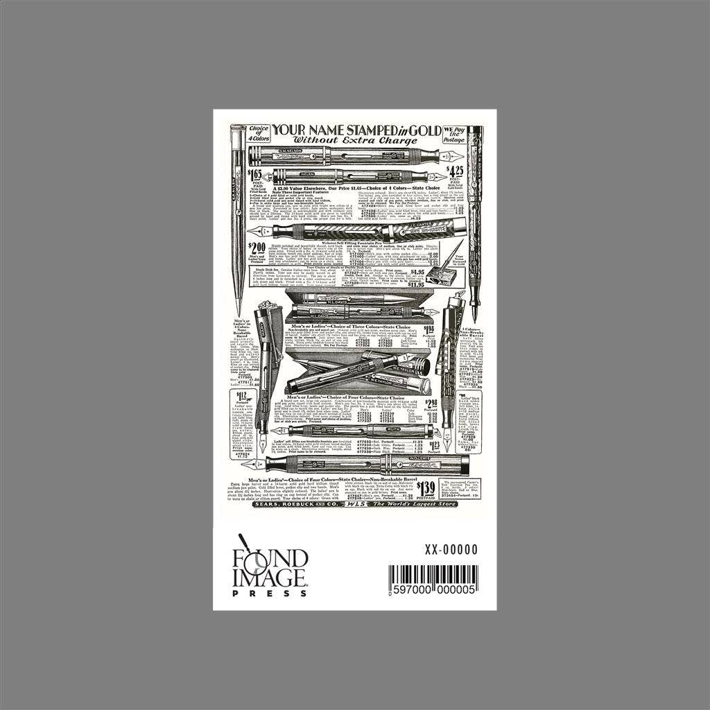 Sticker LT-251 Fountain Pen Catalog