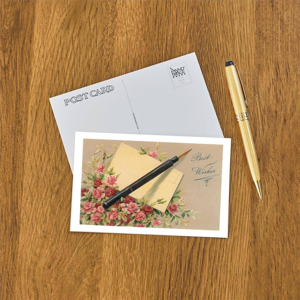 Postcard LT-94 Best Wishes Letter