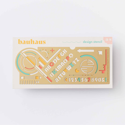 Bauhaus Design Stencil, Modern Journaling & Holiday Crafts