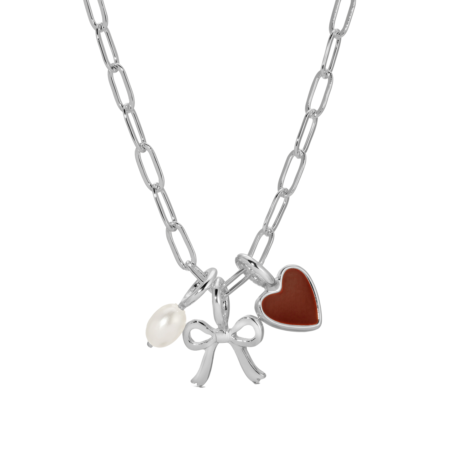 Charm Garden - Silver - Bow Charm