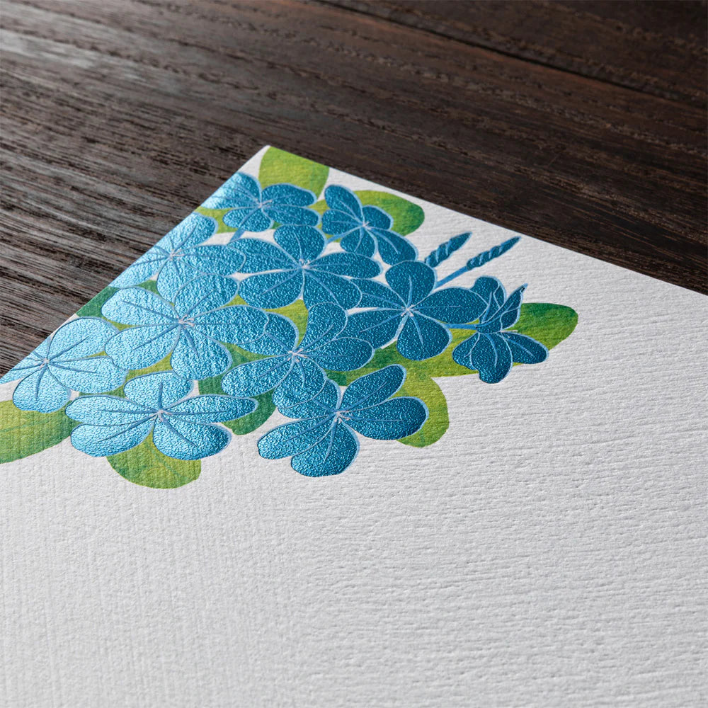 Letter 027 Foil-Stamping Plumbago