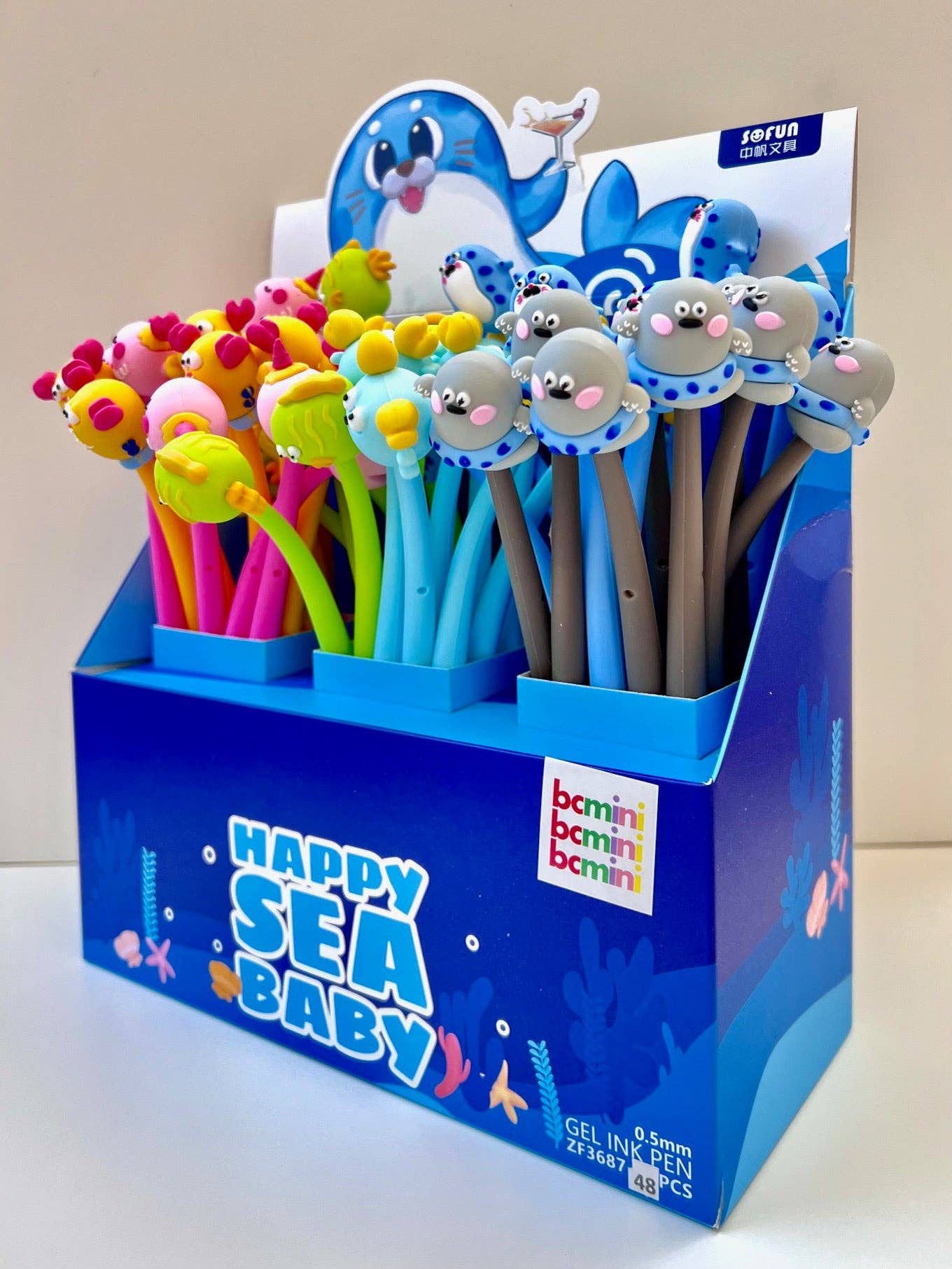 HAPPY SEA ANIMALS GEL PEN