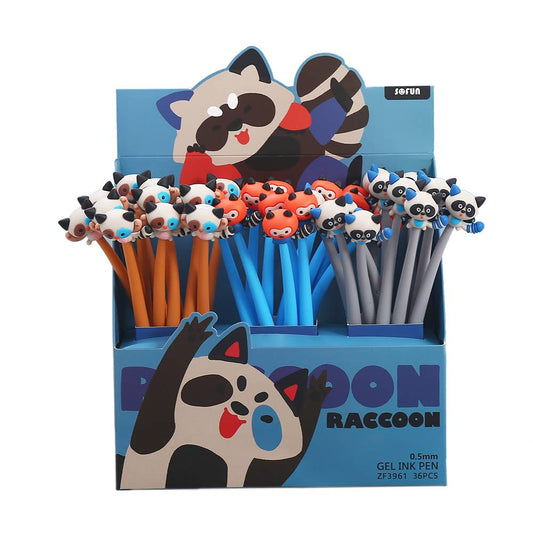 Raccoon Wiggle Gel Pen