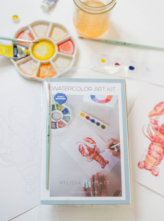 Watercolor Class in a Kit by Melissa Hyatt
